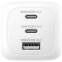chargeur secteur pour réseau Belkin BoostCharge Pro 3-Port GaN 100W White + Travel Adapter Kit - WCH016hqWH - photo 2