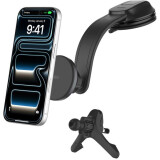 Support de téléphone pour voiture Belkin BoostCharge Magnetic Wireless Charging Car Vent and Dash Mount (WIC012hqBK)