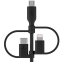Câble USB - microUSB/USB Type-C/Lightning, 1m, Belkin CAC001bt1MBK - photo 2