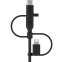 Câble USB - microUSB/USB Type-C/Lightning, 1m, Belkin CAC001bt1MBK - photo 4