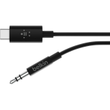 câble USB Type-C - 3.5 Jack, 0.9m, Belkin F7U079bt03-BLK