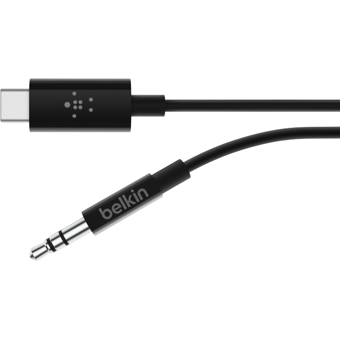 câble USB Type-C - 3.5 Jack, 0.9m, Belkin F7U079bt03-BLK - photo 3