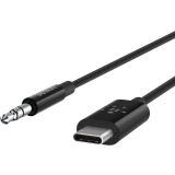 câble USB Type-C - 3.5 Jack, 0.9m, Belkin F7U079bt03-BLK