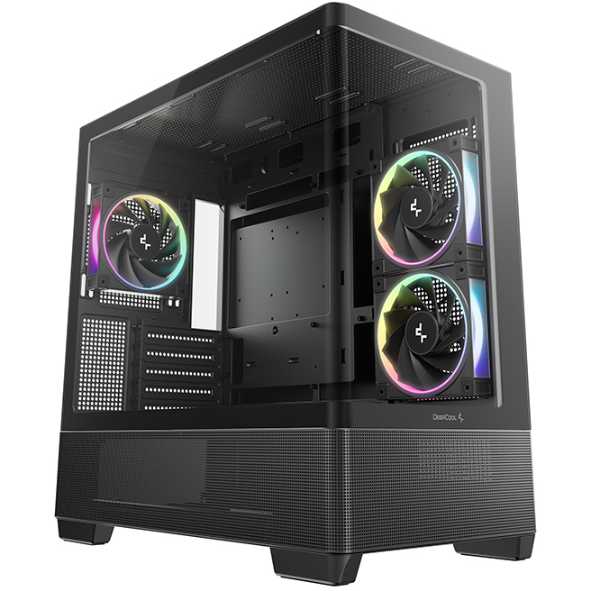 Boîtier DeepCool CG380U 3F Black - R-CG380U-BKAGM3-G