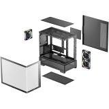 Boîtier DeepCool CG380U 3F Black (R-CG380U-BKAGM3-G)