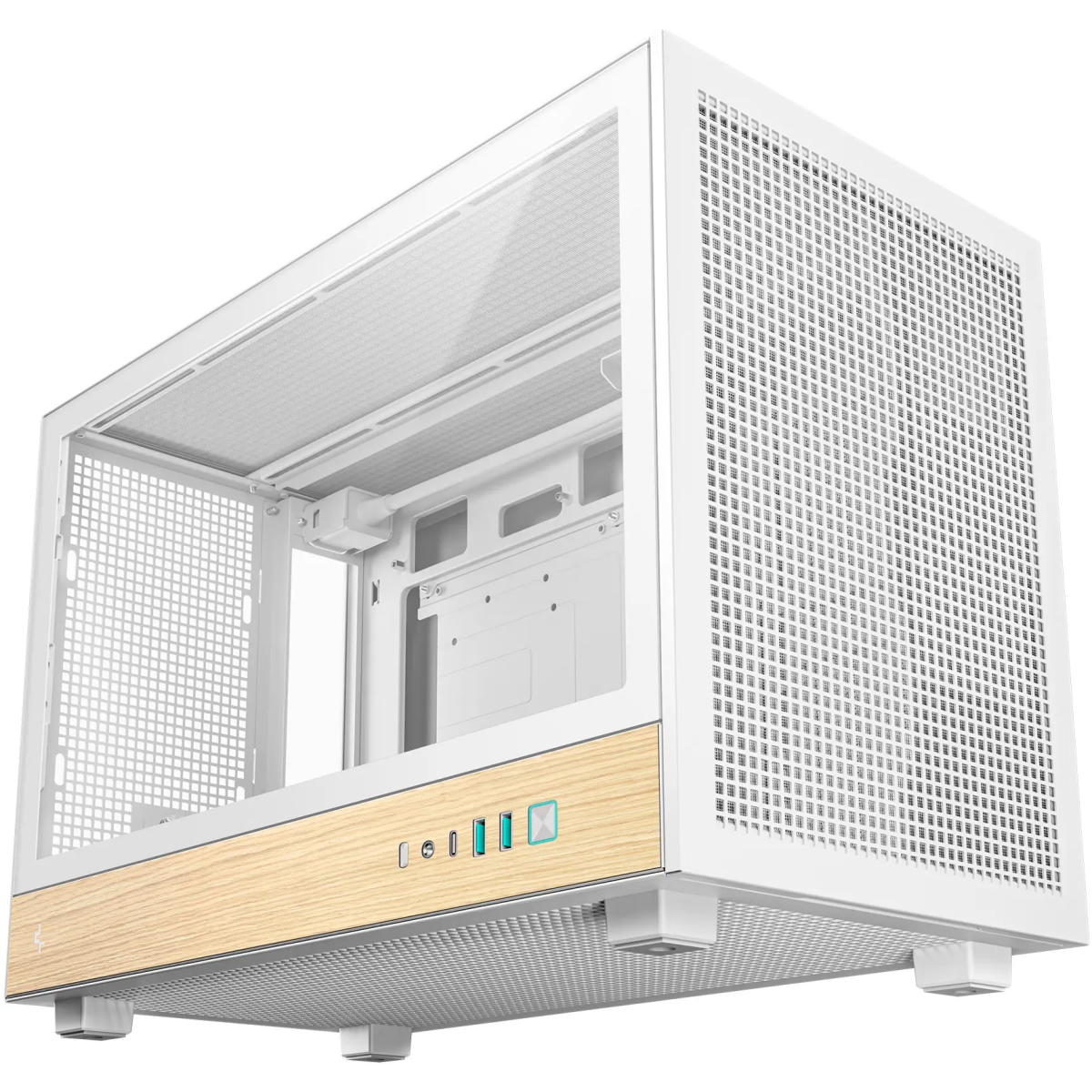 Boîtier DeepCool CH260 Wood White -  R-CH260-WHNWM0-G-1 - photo 2
