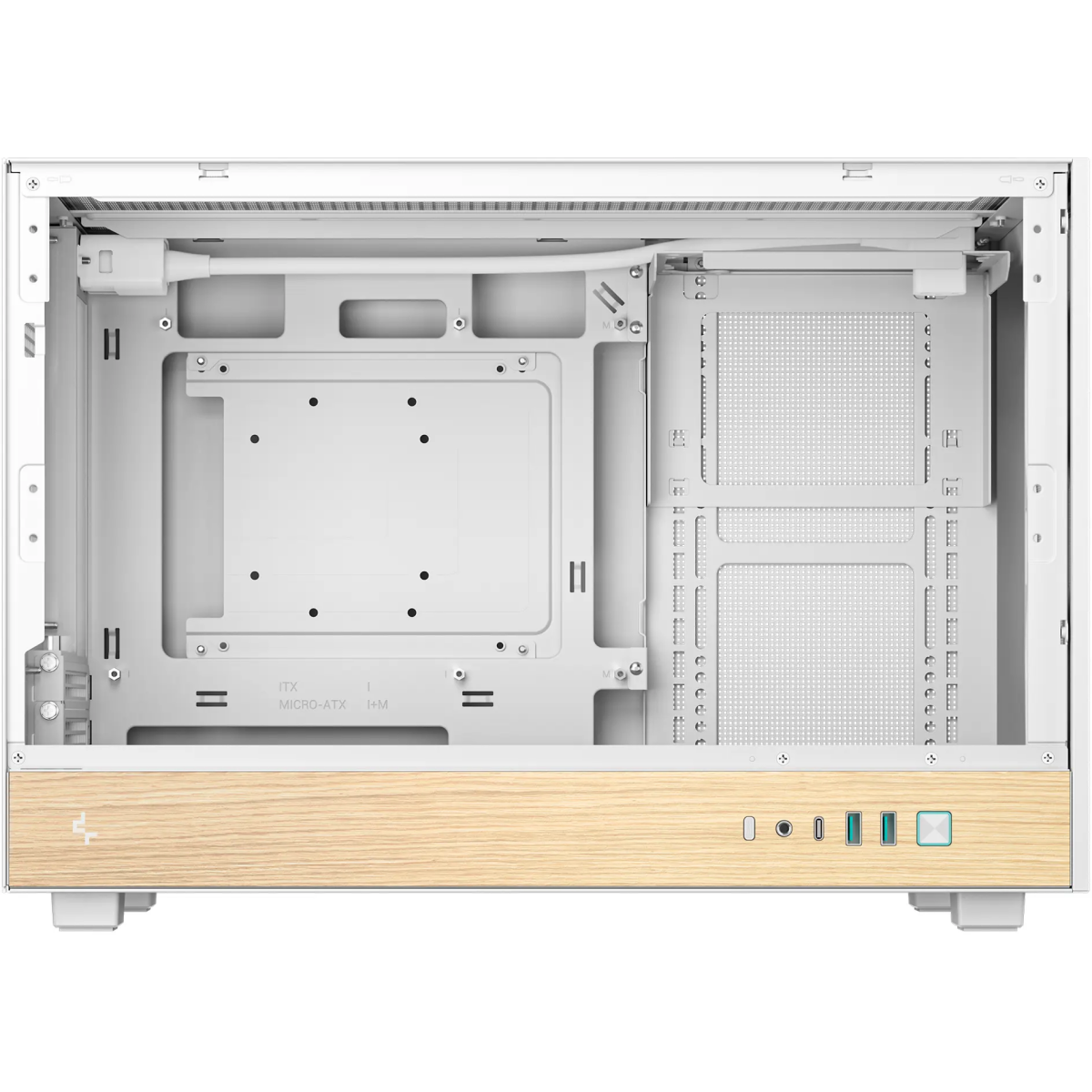 Boîtier DeepCool CH260 Wood White -  R-CH260-WHNWM0-G-1 - photo 5