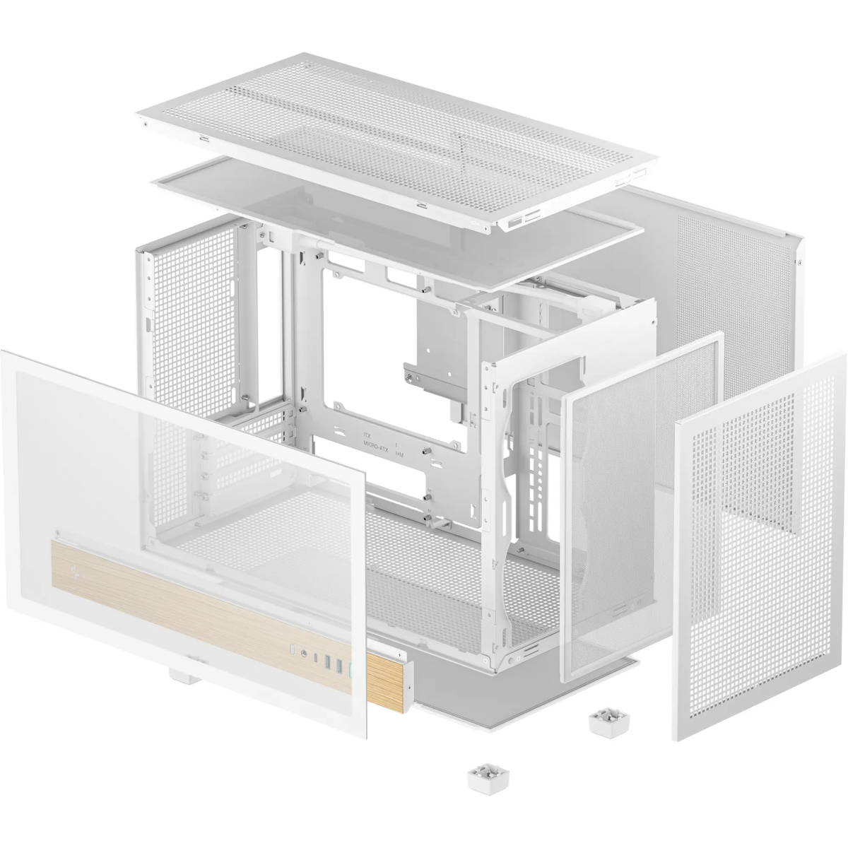Boîtier DeepCool CH260 Wood White -  R-CH260-WHNWM0-G-1 - photo 10