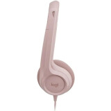 Casque Logitech Stereo Headset H390 USB-A Rose (981-001283) (981-001281)