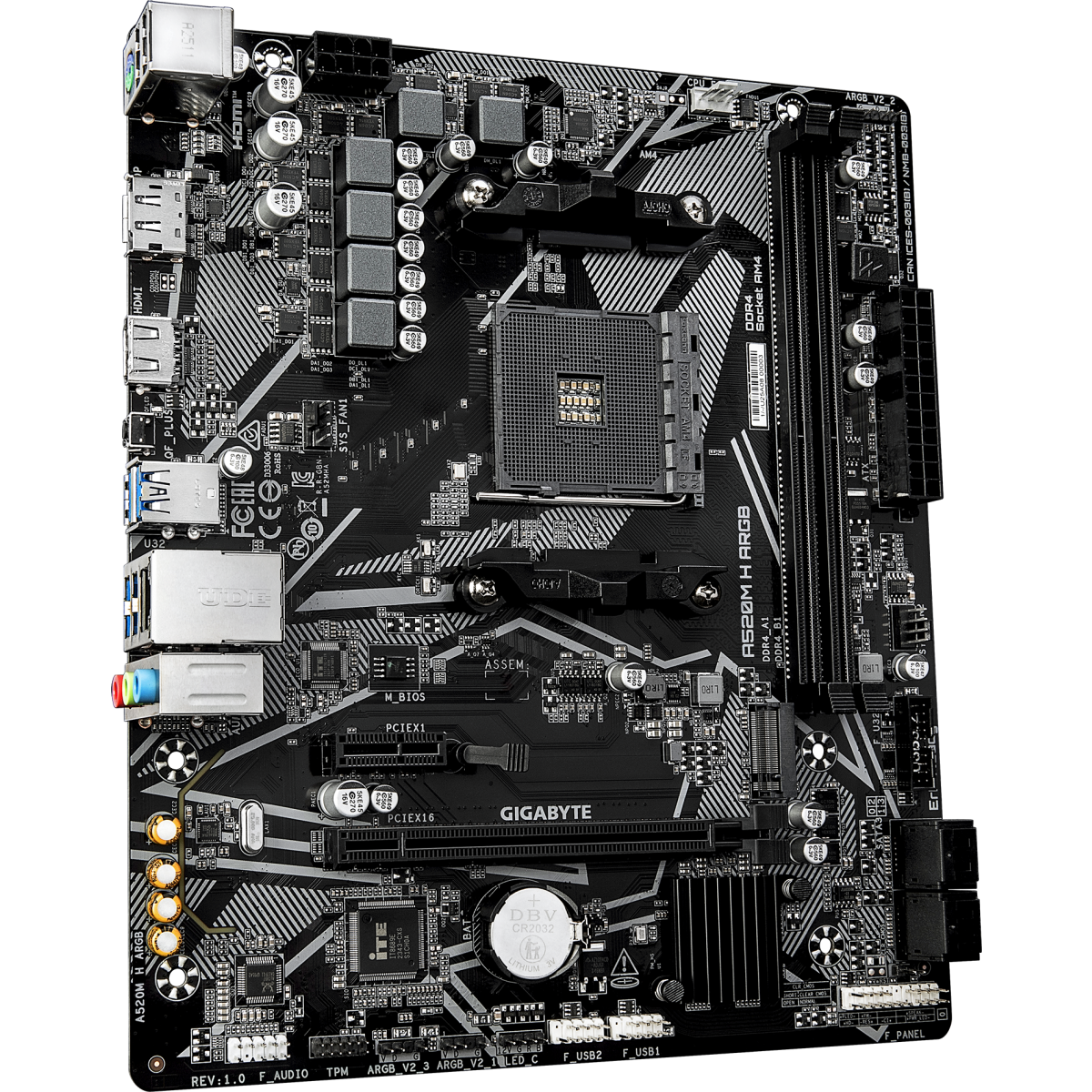Carte mère Gigabyte A520M H ARGB - photo 2