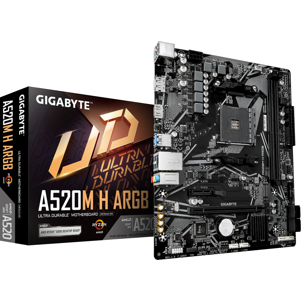 Carte mère Gigabyte A520M H ARGB - photo 4