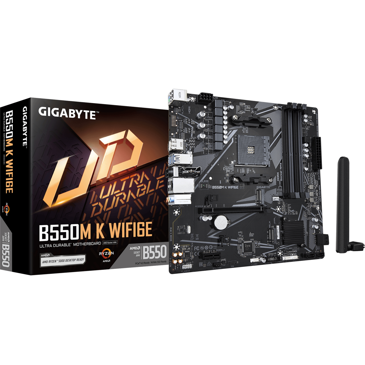 carte mère Gigabyte B550M K WIFI6E - photo 4