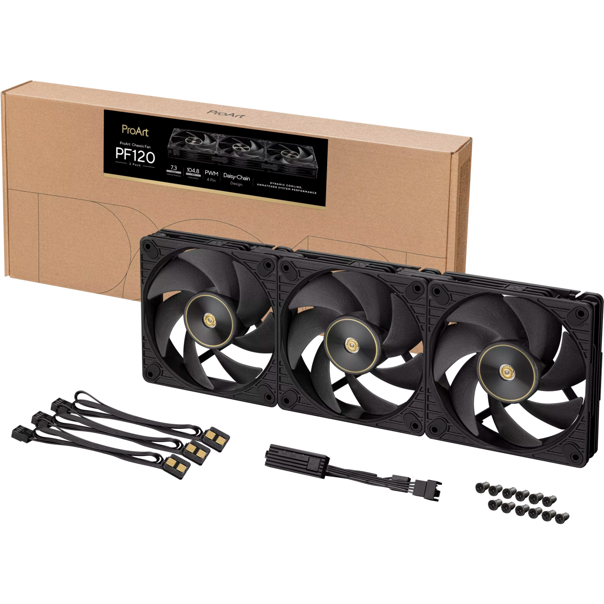 ventilateur pour boîtier ASUS PROART PF120 Black (3 pcs) - 90DA00M0-B09020 - photo 19