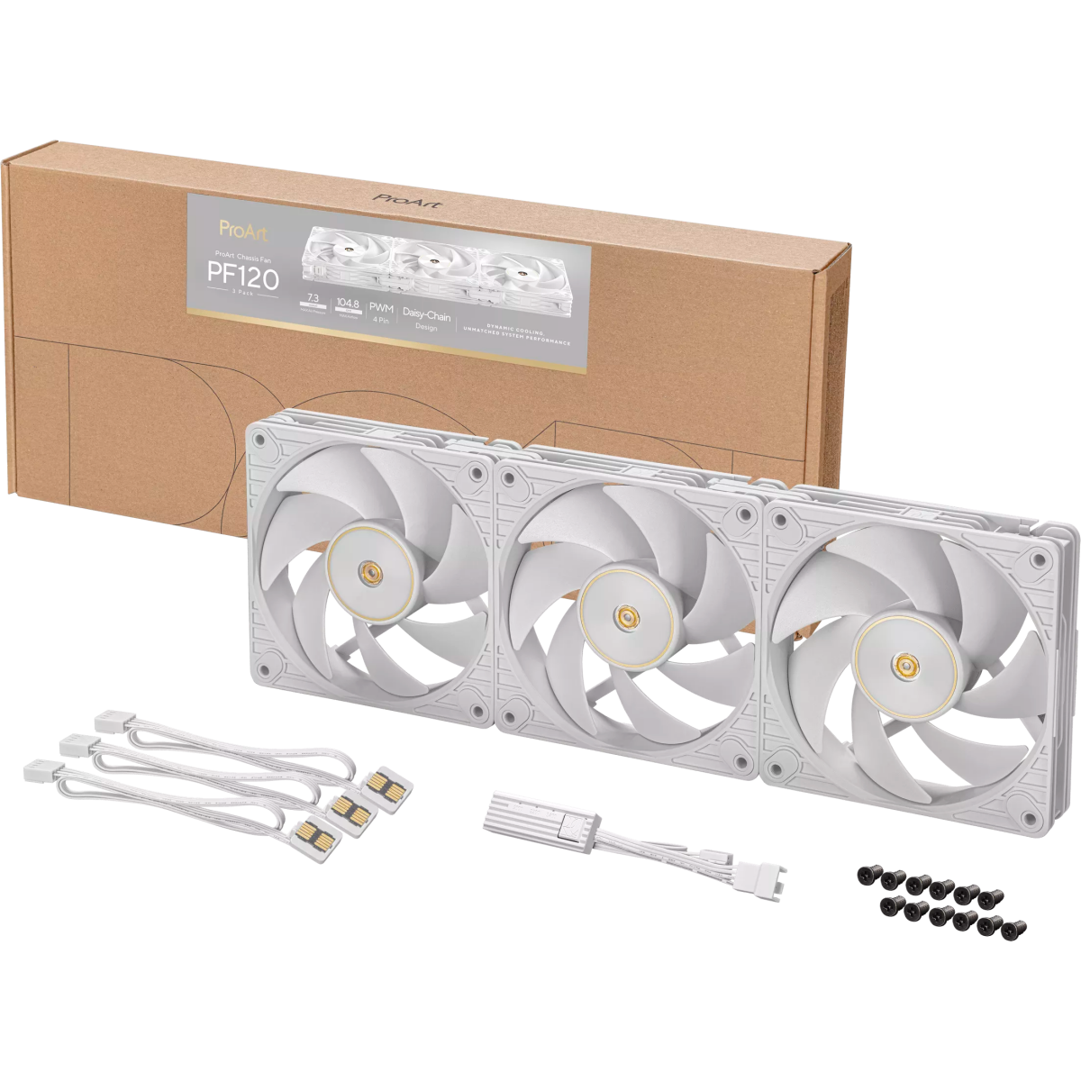 Ventilateur pour boîtier ASUS PROART PF120 White (3 pcs) - 90DA00M3-B09020 - photo 18