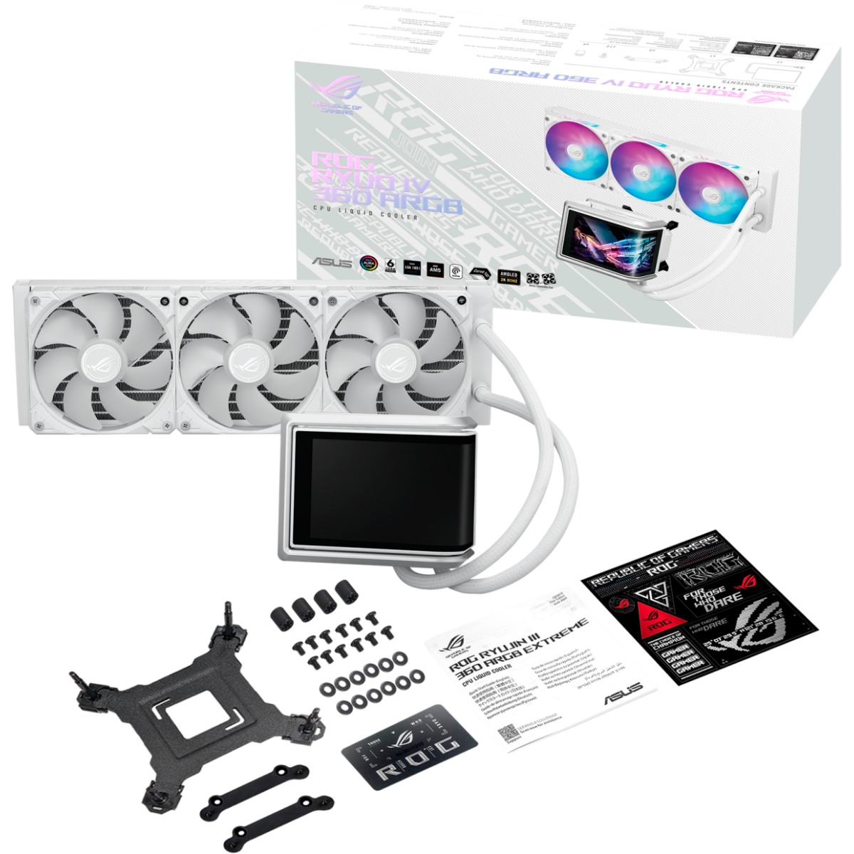 Système de refroidissement liquide ASUS ROG RYUO IV 360 ARGB White Edition - 90RC01N2-B0EAY0 - photo 8