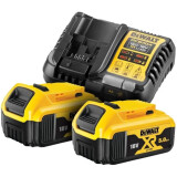 Chargeur + batterie rechargeable DeWALT DCB1104P2