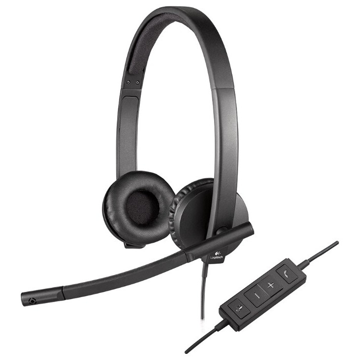 Casque audio Logitech USB Headset H570e Stereo OEM (981-000575)