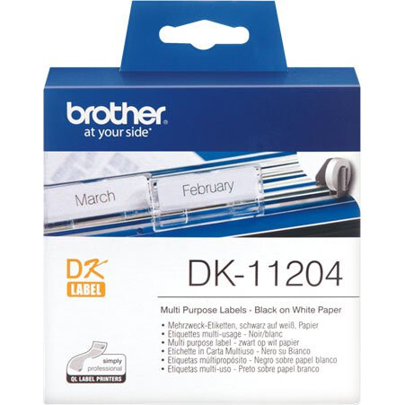 Étiquettes thermiques Brother DK11204