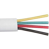 Câble téléphonique 100m, Hyperline UTC2x2x0.12-C2-PATCH-INDOOR (TC-4-WH)