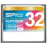 Carte mémoire 32Gb Compact Flash Silicon Power 1000x (SP032GBCFC1K0V10)