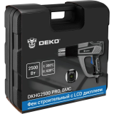 Sèche-cheveux de construction DEKO DKHG2500 PRO (085-1078)