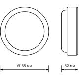 Applique lumineuse Gauss 126418215-S