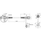 Vads Hyperline PC-IE-LPM-UTP-RJ45-RJ45-C5e-5M-BK, 5m