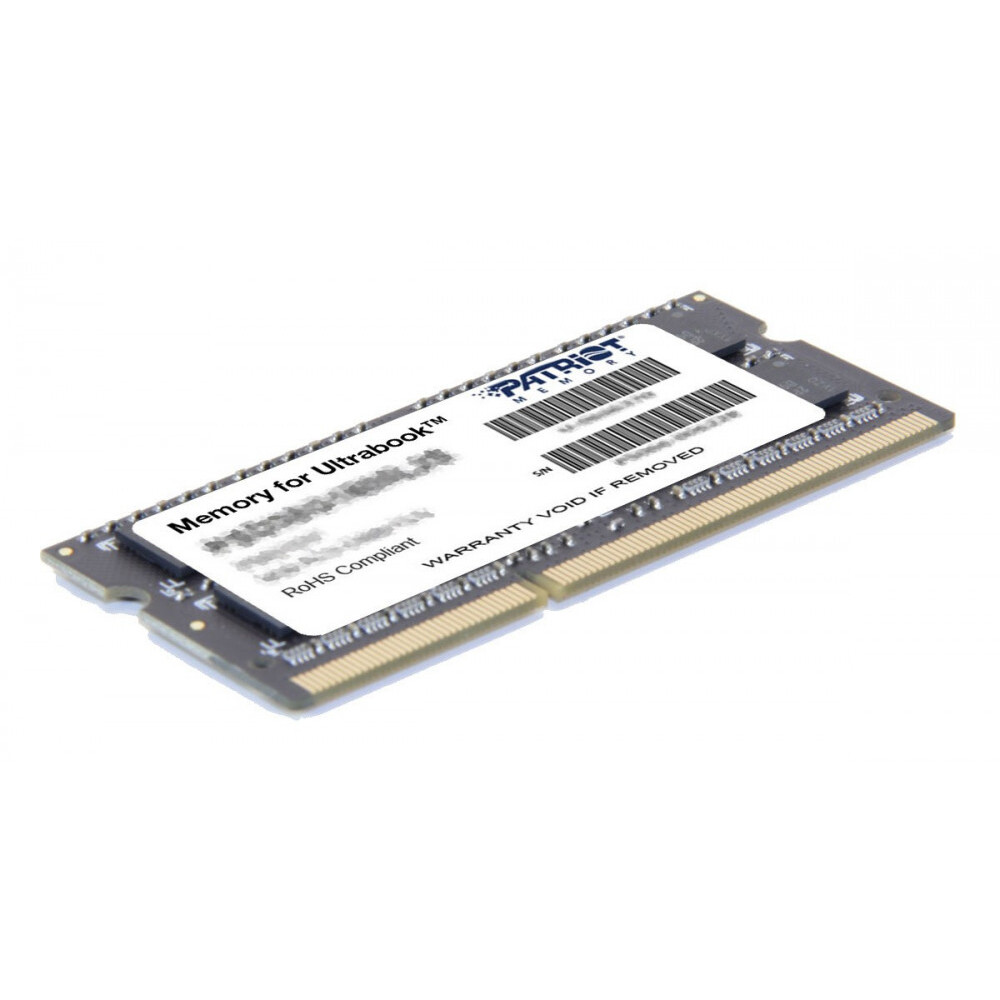 Operatīvā atmiņa 8Gb DDR-III 1600MHz Patriot Low Voltage SO-DIMM (PSD38G1600L2S) - foto 2