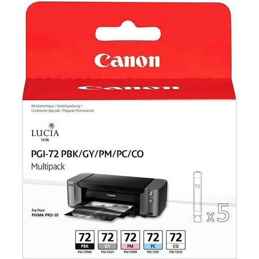 Cartouche Canon PGI-72 PBK/GY/PM/PC/CO - 6403B007