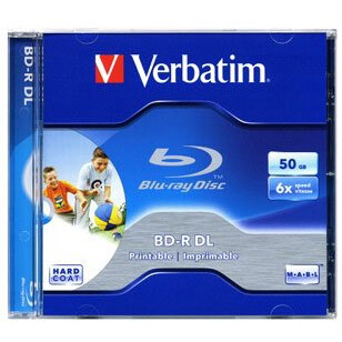 Disque BD-R Verbatim 50GB 6x Jewel Case Printable (10 pcs) (43736)