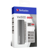 Disque dur SSD externe 120GB Verbatim Vx500 (47441)