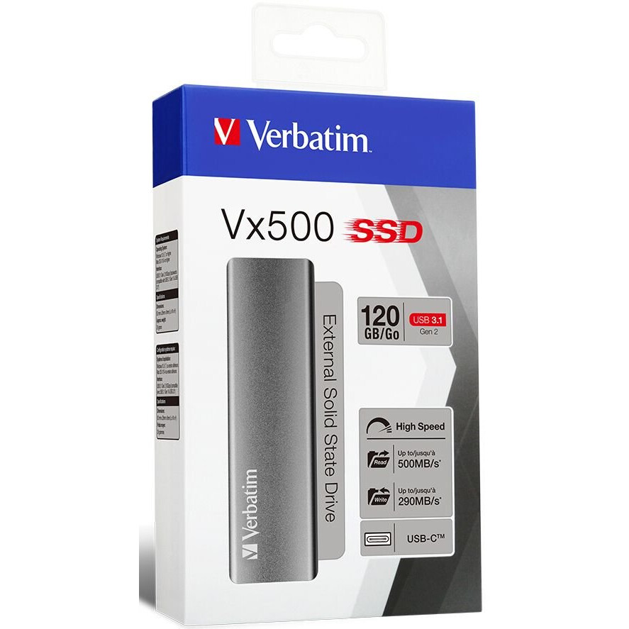 Disque dur SSD externe 120GB Verbatim Vx500 (47441) - photo 3