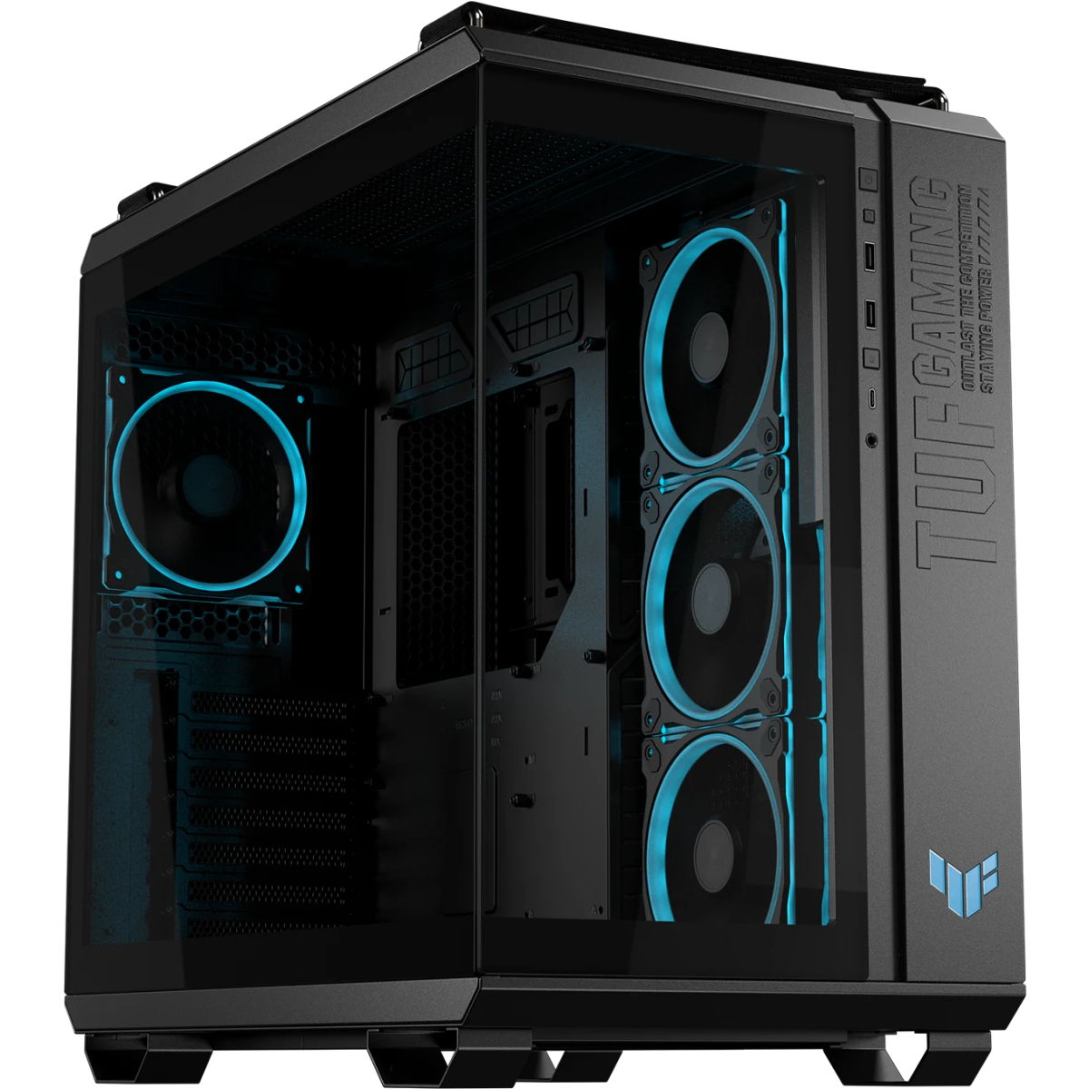 Boîtier ASUS TUF Gaming GT502 Horizon ARGB Black - 90DC0090-B19020