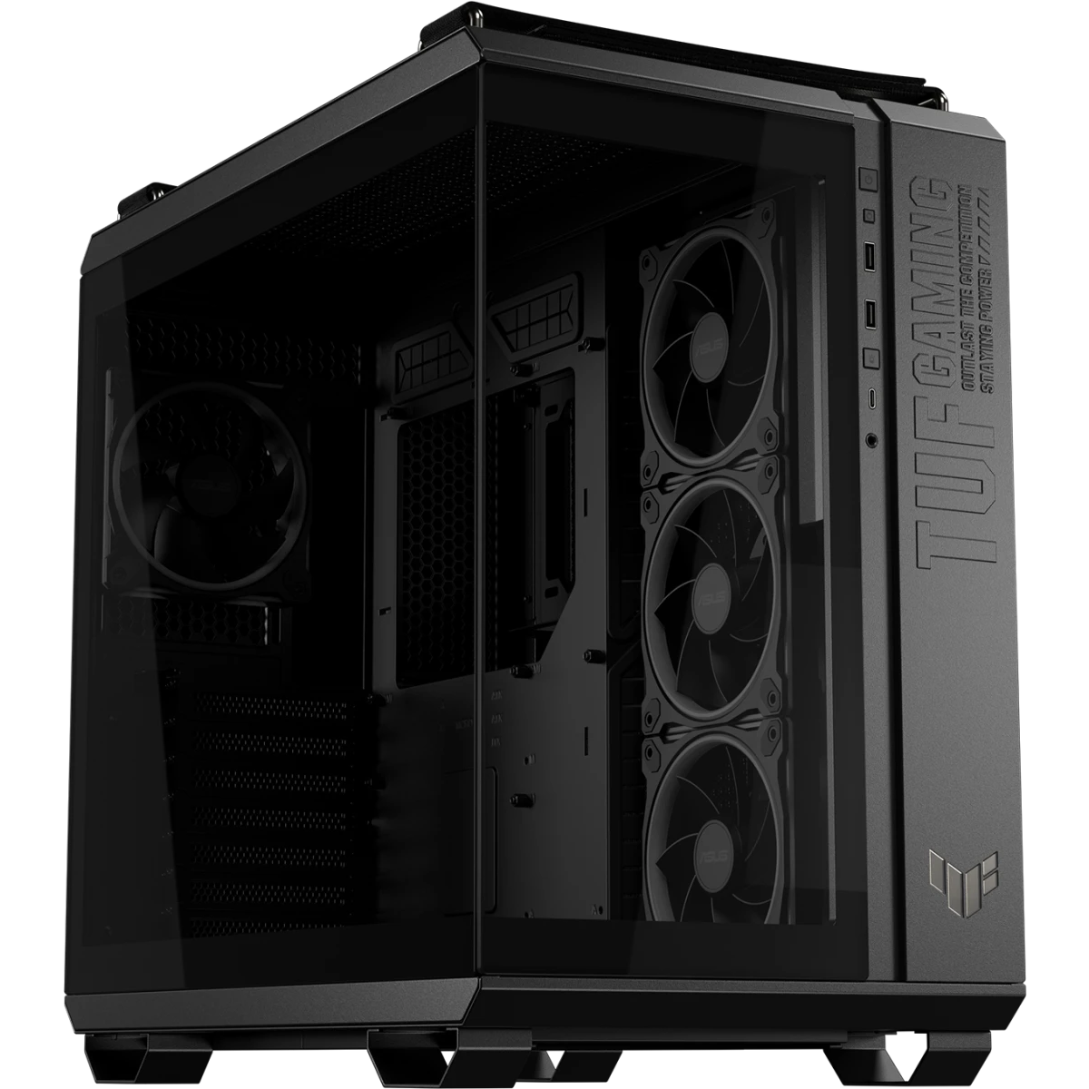 Boîtier ASUS TUF Gaming GT502 Horizon ARGB Black - 90DC0090-B19020 - photo 2