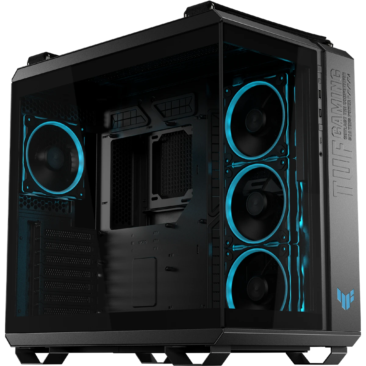 Boîtier ASUS TUF Gaming GT502 Horizon ARGB Black - 90DC0090-B19020 - photo 4