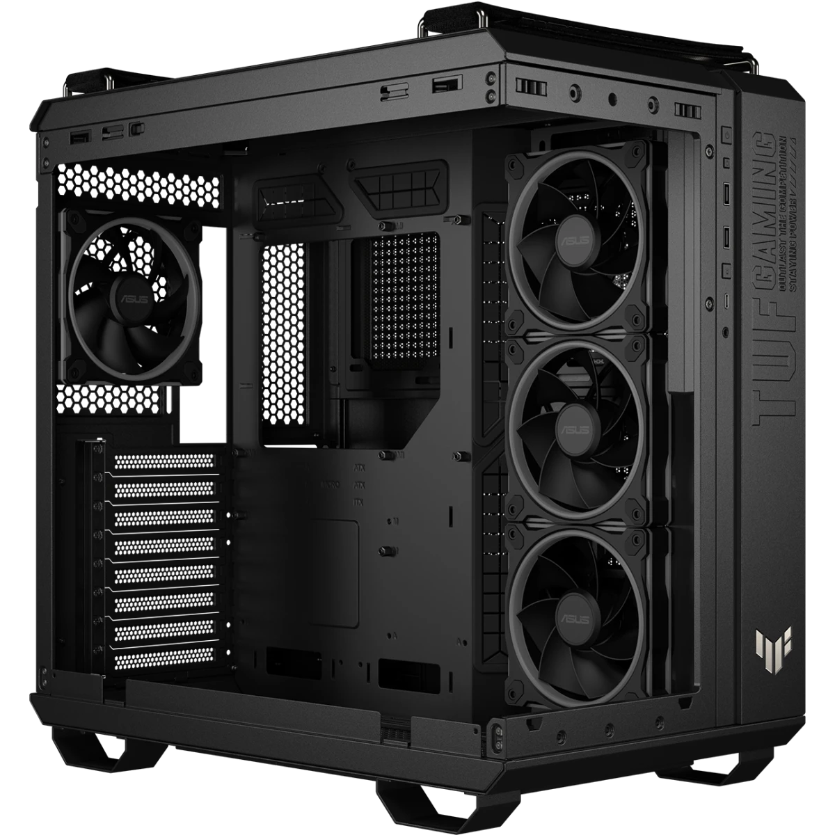 Boîtier ASUS TUF Gaming GT502 Horizon ARGB Black - 90DC0090-B19020 - photo 10