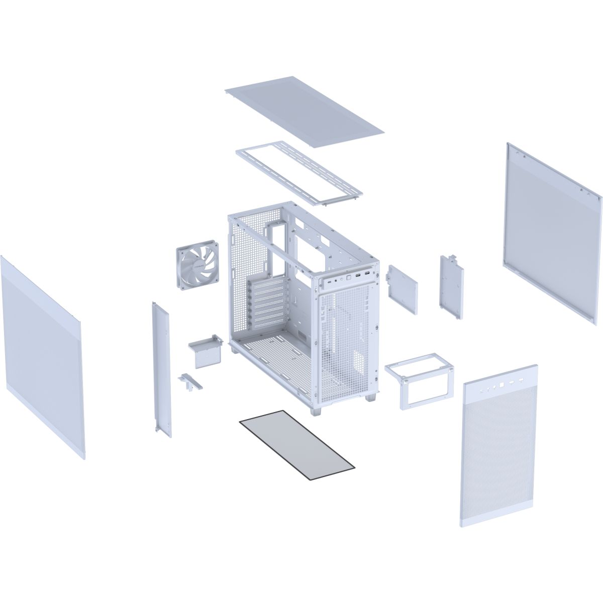 Boîtier ASUS Prime AP303 Mesh White - 90DC00V3-B39000 - photo 13