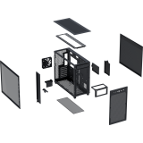 Boîtier ASUS Prime AP303 TG Black (90DC00V0-B39010)