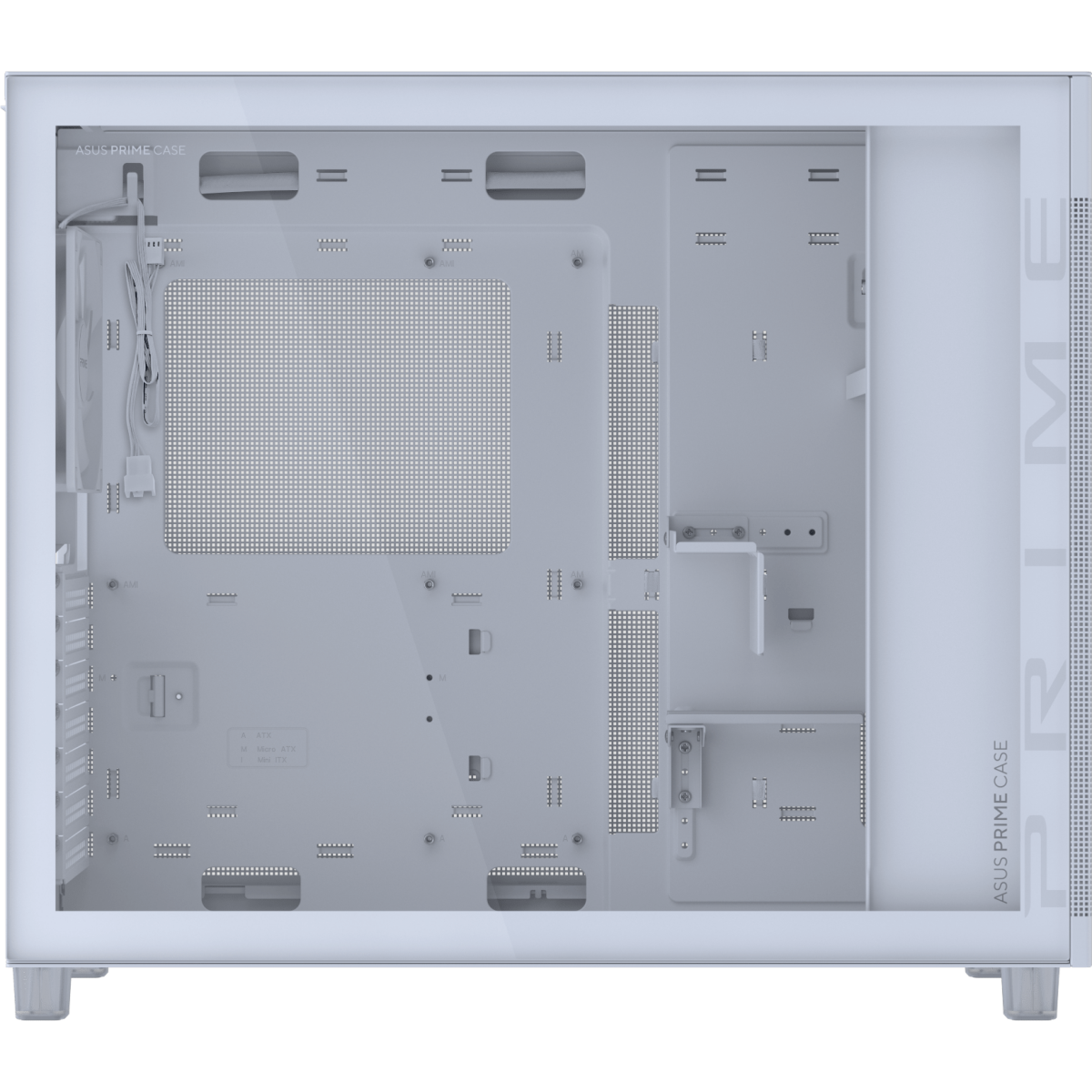 Boîtier ASUS Prime AP303 TG White - 90DC00V3-B39010 - photo 6