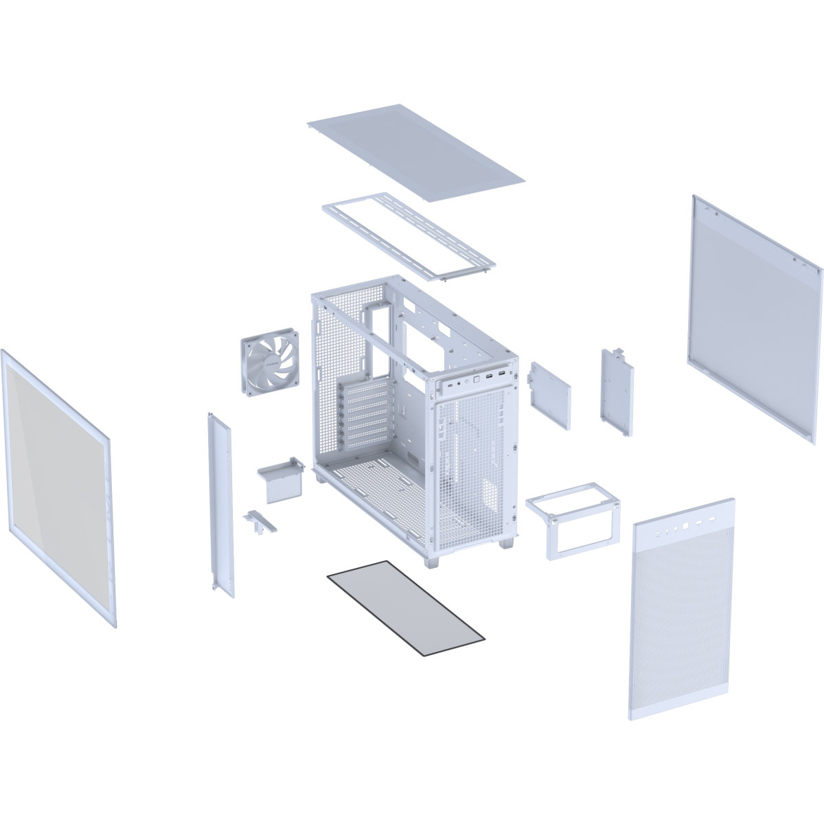 Boîtier ASUS Prime AP303 TG White - 90DC00V3-B39010 - photo 13