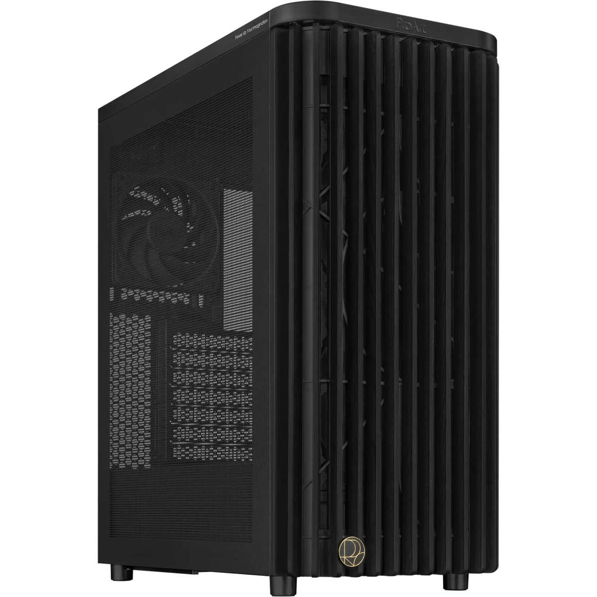 boîtier ASUS ProArt PA401 Wood Edition Mesh Panel Black - 90DC00M0-B39040