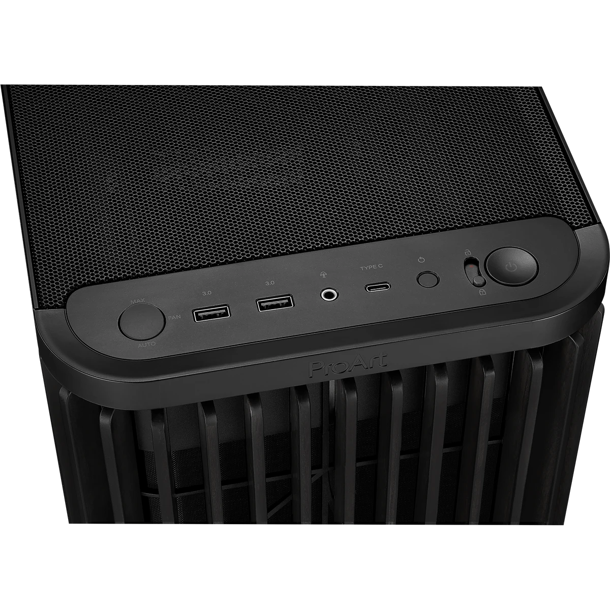 boîtier ASUS ProArt PA401 Wood Edition Mesh Panel Black - 90DC00M0-B39040 - photo 5