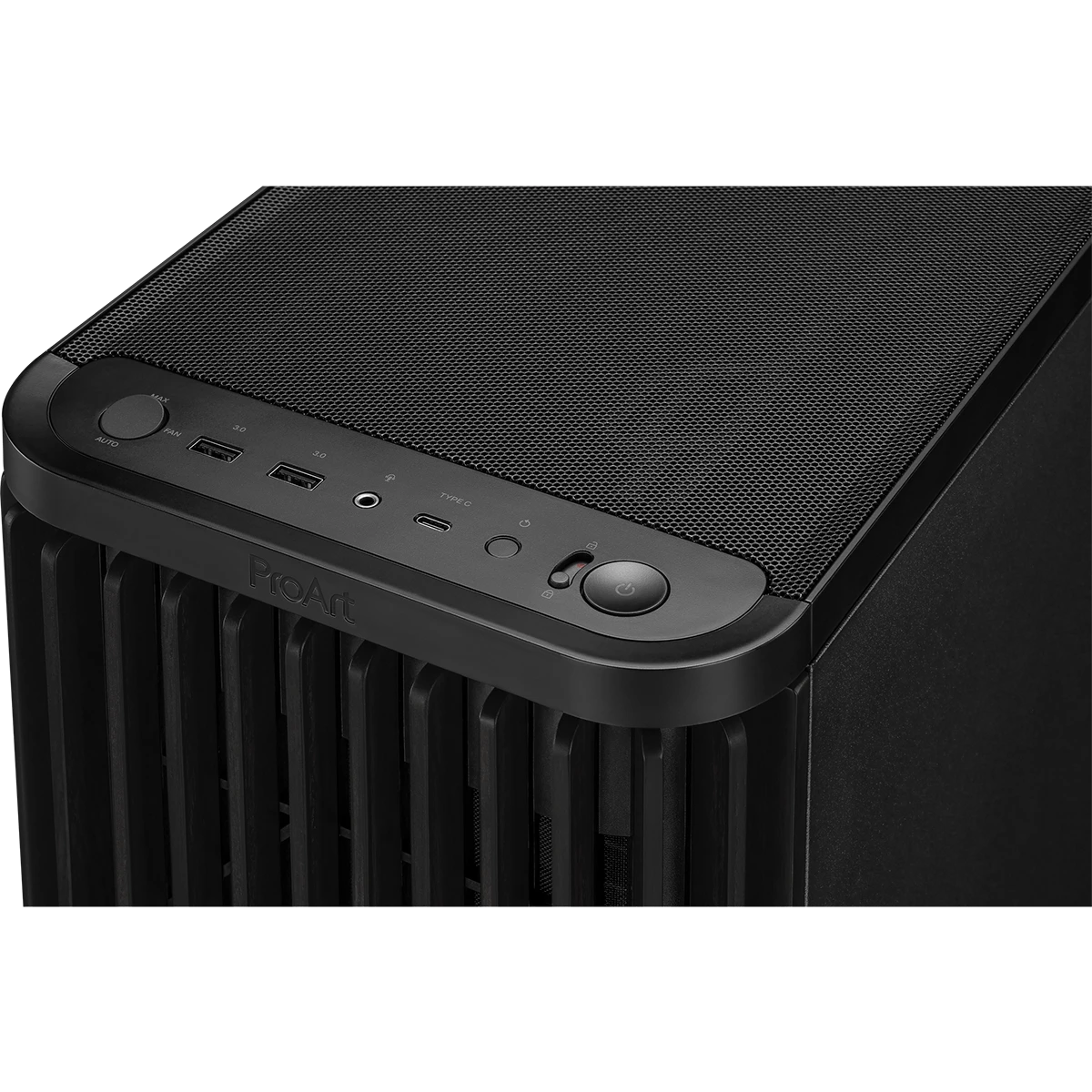 boîtier ASUS ProArt PA401 Wood Edition Mesh Panel Black - 90DC00M0-B39040 - photo 7