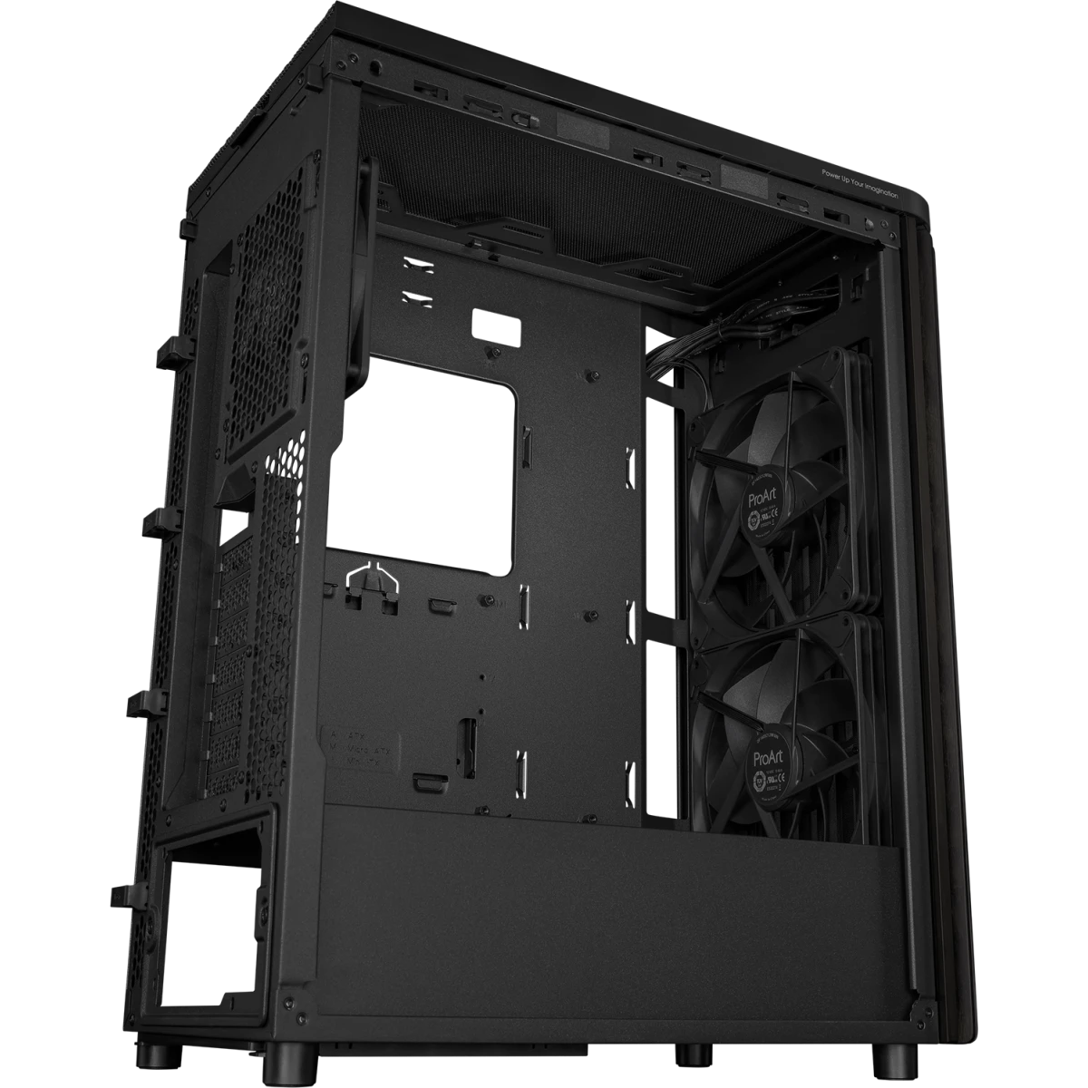 boîtier ASUS ProArt PA401 Wood Edition Mesh Panel Black - 90DC00M0-B39040 - photo 13