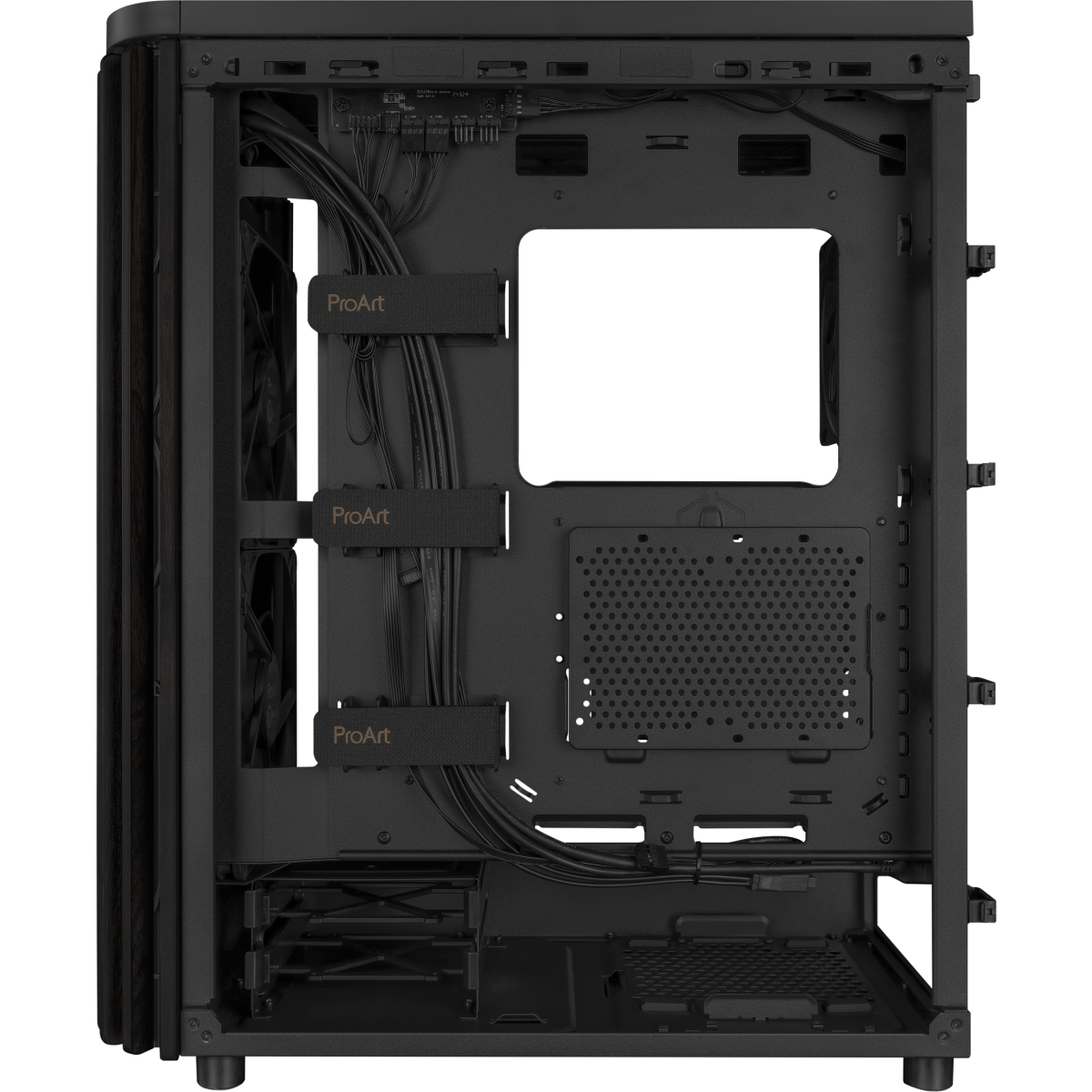 Boîtier ASUS ProArt PA401 Wood Edition Metal Panel Black - 90DC00M0-B39010 - photo 9