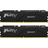 Mémoire vive 16GB DDR5 5600MHz Kingston Fury Beast (KF556C36BBEK2-16) (2x8GB KIT)
