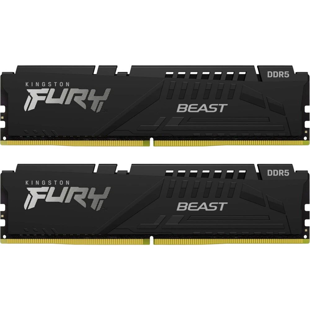 Mémoire vive 16GB DDR5 5600MHz Kingston Fury Beast (KF556C36BBEK2-16) (2x8GB KIT)