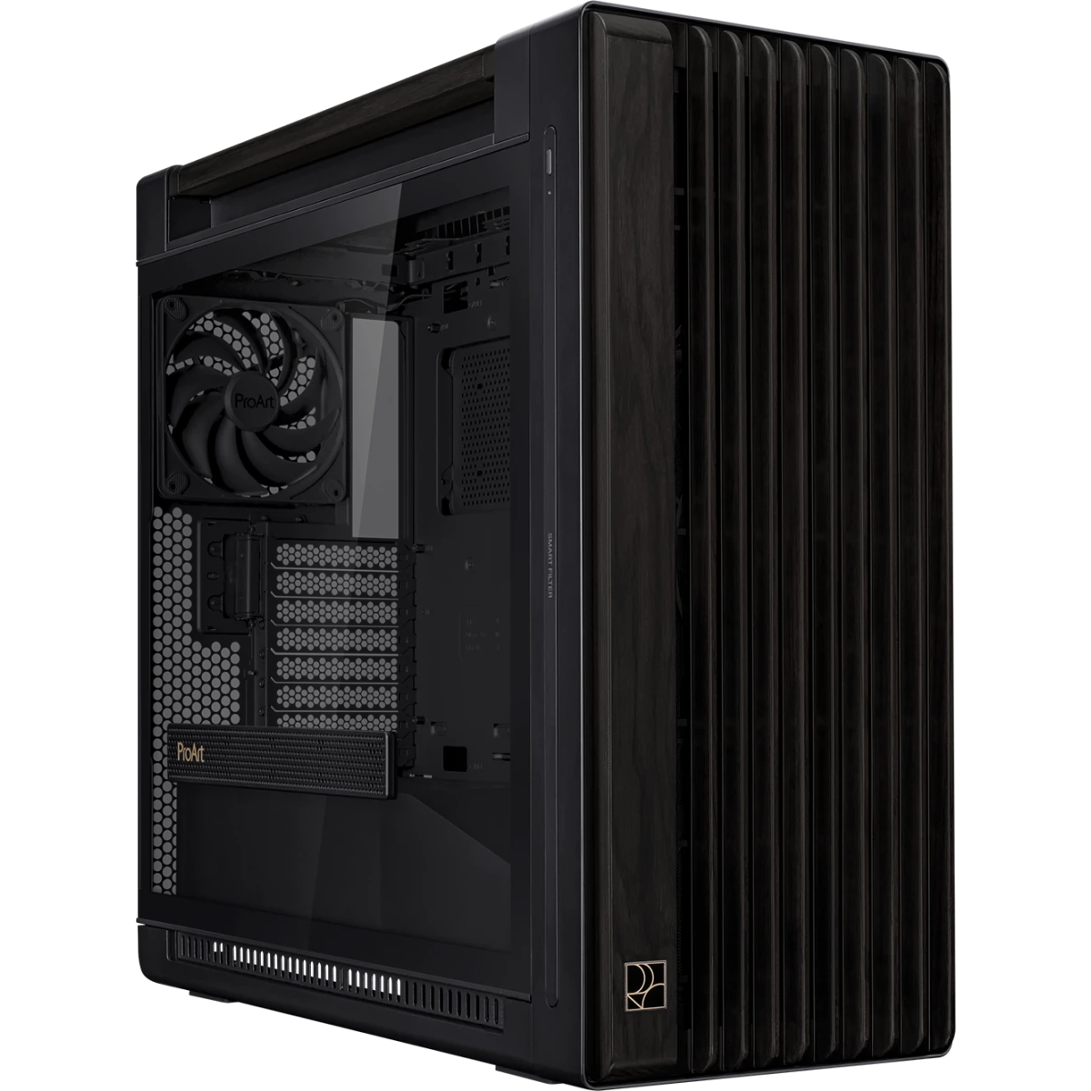 Boîtier ASUS ProArt PA602 Wood Edition Tempered Glass Panel Black - 90DC00J0-B09010