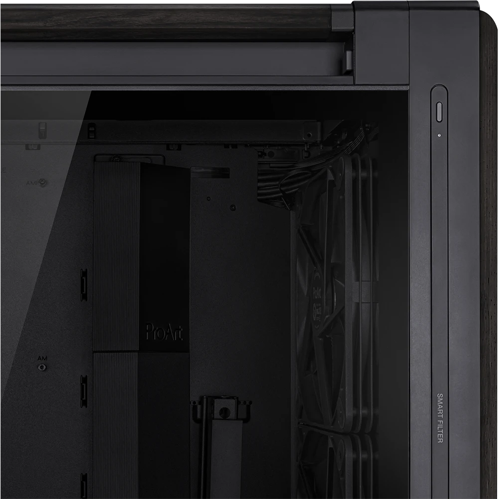 Boîtier ASUS ProArt PA602 Wood Edition Tempered Glass Panel Black - 90DC00J0-B09010 - photo 15