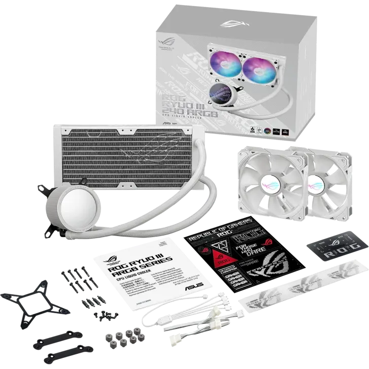 Système de refroidissement liquide ASUS ROG RYUO III 240 ARGB White - 90RC00J2-M0UAY0 - photo 7